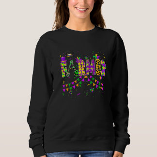 Funny Farmer Mardi Gras Festival Party Parade New Sweatshirt