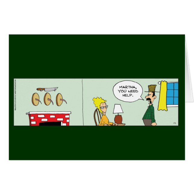 Funny Farmer's Wife Card (Front Horizontal)