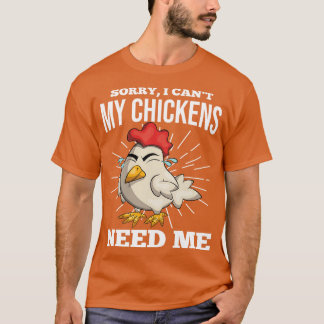 Funny Farming Hen Lover Farmer Farm Animal Chicken T-Shirt