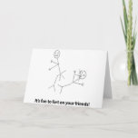 Funny Fart On Friends Card at Zazzle