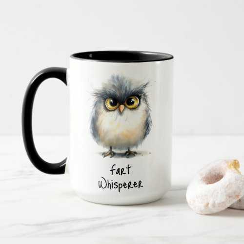 Funny Fart Whisperer Grumpy Bird Coffee Mug