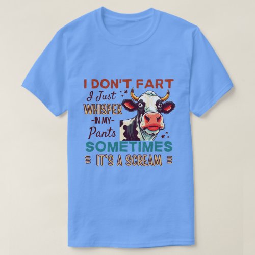 Funny Farting Crow Lover I Dont Fart  T_Shirt