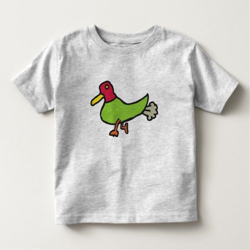 Funny Farting Duck Toddler T_shirt