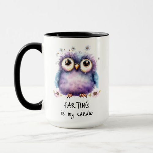 Funny Farting is My Cardio Bird Coffee Mug