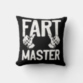 FART KING funny throw Pillows | Zazzle