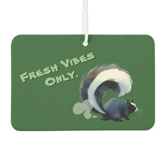 Funny Farting Skunk Cute Humor Horizontal Air Freshener