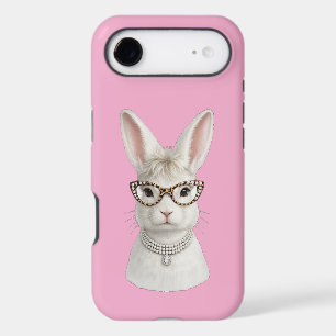 Funny Fashion Bunny with Leopard Glasses iPhone 17 Air Case