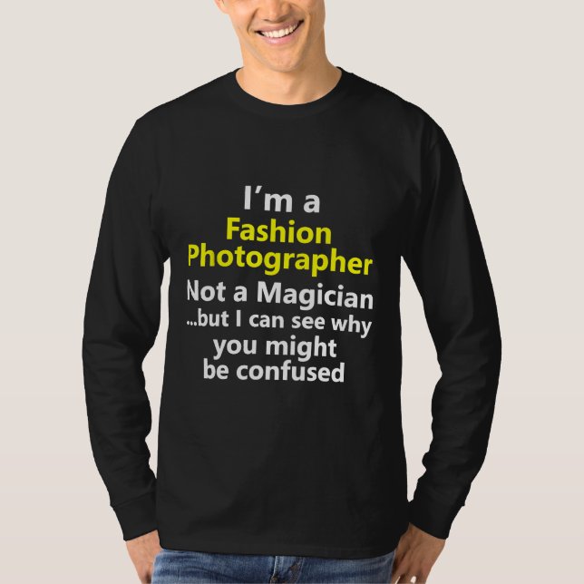 Funny Fashion Photographer Job Career Occupation G T-Shirt (Front)