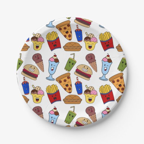 Funny Fast Food Paper Plates
