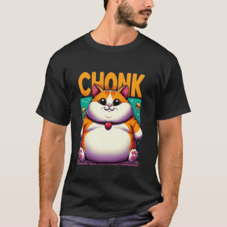 Funny Fat Cats Meme, Chonk Cat Cat lover Gift T-Shirt