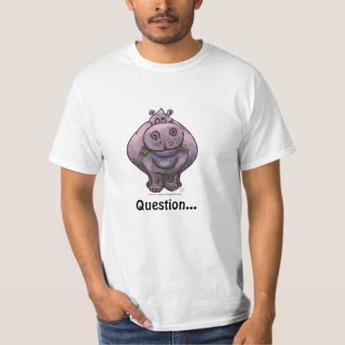Funny Fat Hippo Butt Light T_Shirts