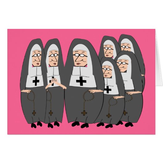 Funny "Fat Nuns" Gifts for any occasion (Front Horizontal)