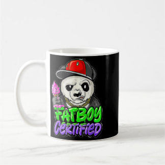 Funny Fatboy Certified Panda Ice Cream Graphic Coffee Mug