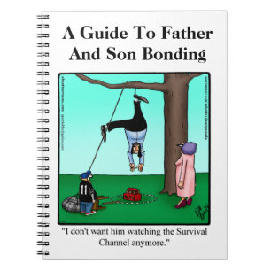 Funny Father And Son Bonding Humor Notebook