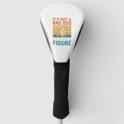 Funny Father Figure Raccoon Vintage Shirt Design_1 Golf Head Cover