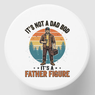 Funny Father Figure Vintage Dad Humor Shirt Design Mini Candle Favors