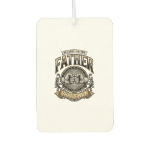 Funny Father Fist Bump Vintage Engraving Shirt Des Air Freshener