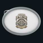 Funny Father Fist Bump Vintage Engraving Shirt Des Belt Buckle<br><div class="desc">Funny Father Fist Bump Vintage Engraving Shirt Design</div>