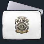 Funny Father Fist Bump Vintage Engraving Shirt Des Laptop Sleeve<br><div class="desc">Funny Father Fist Bump Vintage Engraving Shirt Design</div>