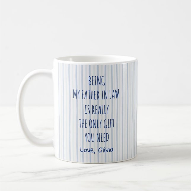 Funny Father In Law Mug (Left)