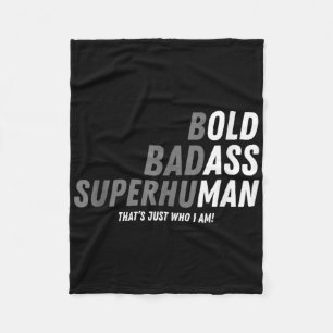 Funny Father Quote Joke Old Man Saying Bold Dad Pu Fleece Blanket