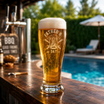 Funny Father’s Day Beer Glass