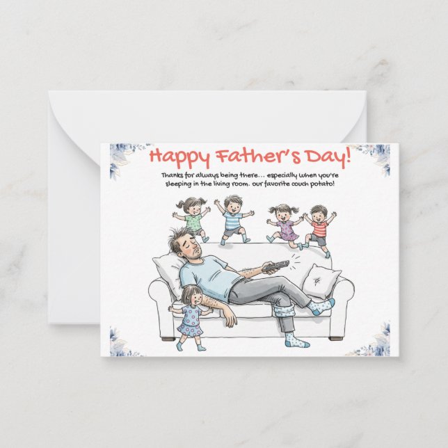 Funny Father’s Day Card - Dad Humor Greeting Card (Front)