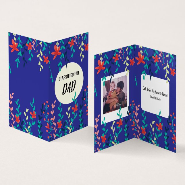 Funny Father’s Day Card-Favorite Parent Joke Gift (Inside and Outside)