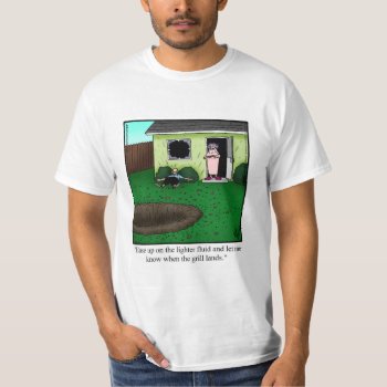 Funny Father’s Day  “grill Master” T-shirt by Spectickles at Zazzle