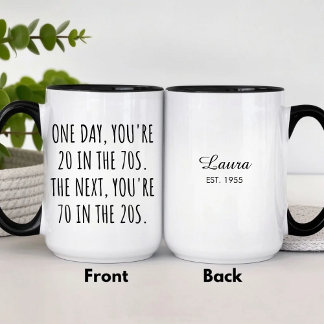 Funny Fathers Day 70th Birthday Coffee Mug