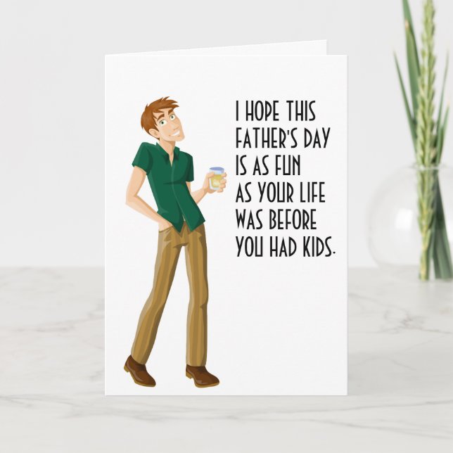 Funny Father's Day | Adult Humor Card (Front)