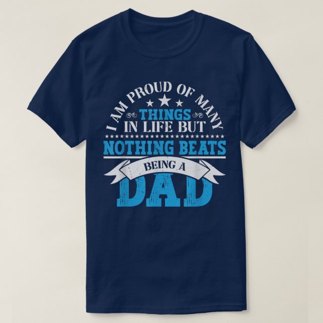 Funny Fathers Day Apparel Dad Quote From Daughter  T-Shirt (Design Front)