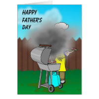 Funny Fathers Day - BBQ Card