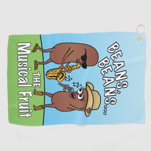 Funny Father's Day Bean Fart Joke Golf Towel Zazzle