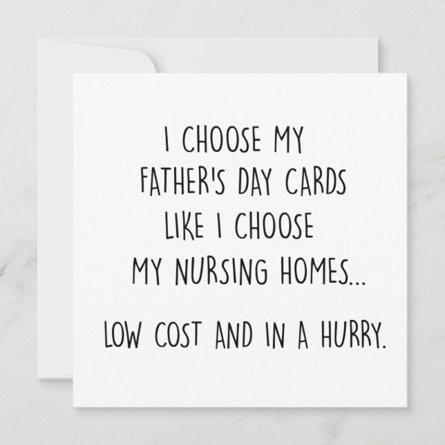 Funny Father's Day Card (Front)