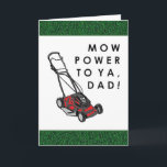 Funny Father's Day Card<br><div class="desc">Amusing Father's Day card for the dad who works in the yard featuring creative pun.</div>