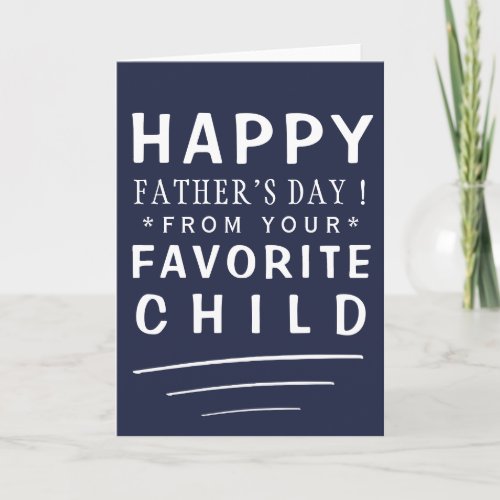 Funny Fathers Day Card