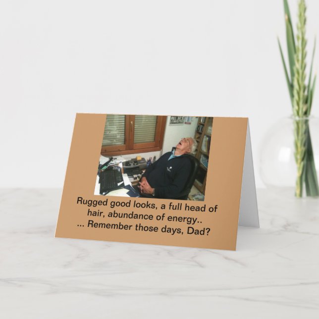 Funny Fathers Day Card (Front)