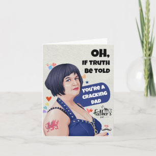 Funny Fathers Day card - Funny Ness for Dad