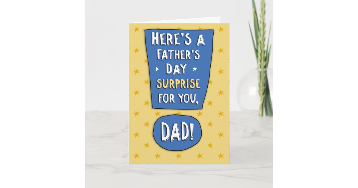 Funny Father's Day Card: Test Results Card | Zazzle