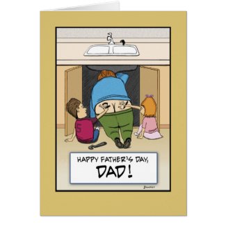 Funny Father's Day card: Work of Art