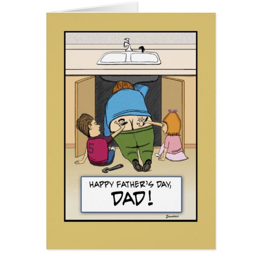 Funny Father's Day card: Work of Art | Zazzle