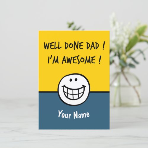 Funny fathers day cards Joke 
