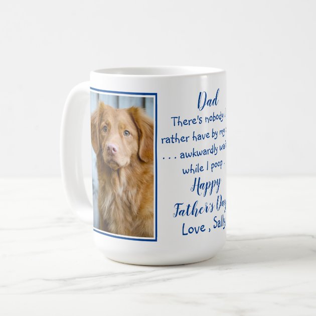 fathers day mug from dog