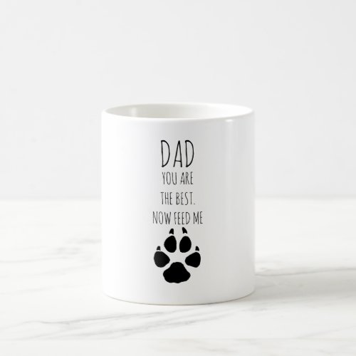 Funny Fathers Day From Dog  Coffee Mug