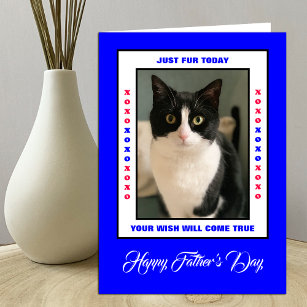 Funny Father's Day from the Cat(s) Photo Card