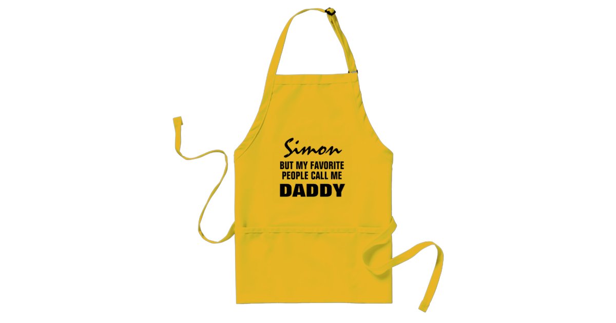 Mens Custom Apron BBQ First Name Steve Fathers Day Gift Present Funny