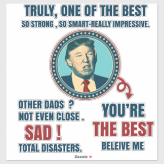 funny father's day gift dad sticker