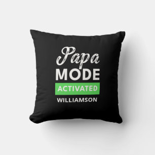 Funny Fathers day gift for expecting dad Throw Pillow