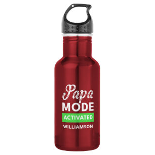 Funny Fathers day gift for new dad to be Stainless Steel Water Bottle